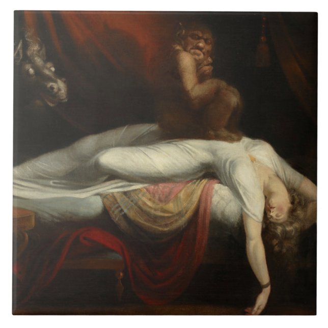 Carreau Le cauchemar (par Henry Fuseli) (Devant)