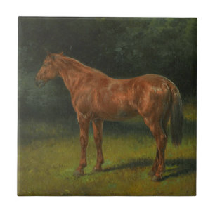 Carreau Le cheval Sorrel Rouge (par Rosa Bonheur)