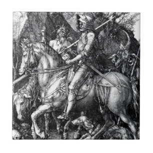 Carreau Le chevalier, la mort et le diable par Albrecht