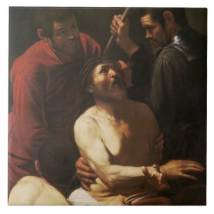 Carreau Le Christ a couronné par les épines, c.1602