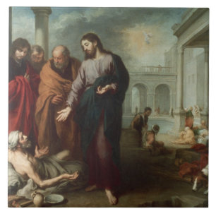 Carreau Le Christ à la piscine de Bethesda, 1667-70 (huile