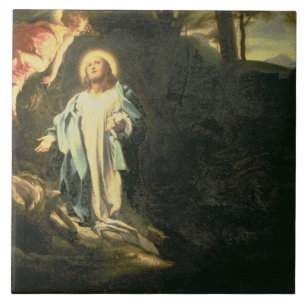 Carreau Le Christ dans le jardin de Gethsemane 3