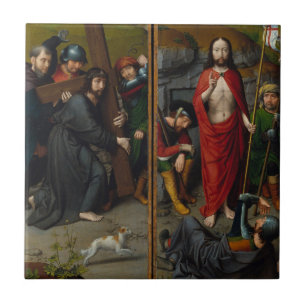 Carreau Le Christ portant la croix