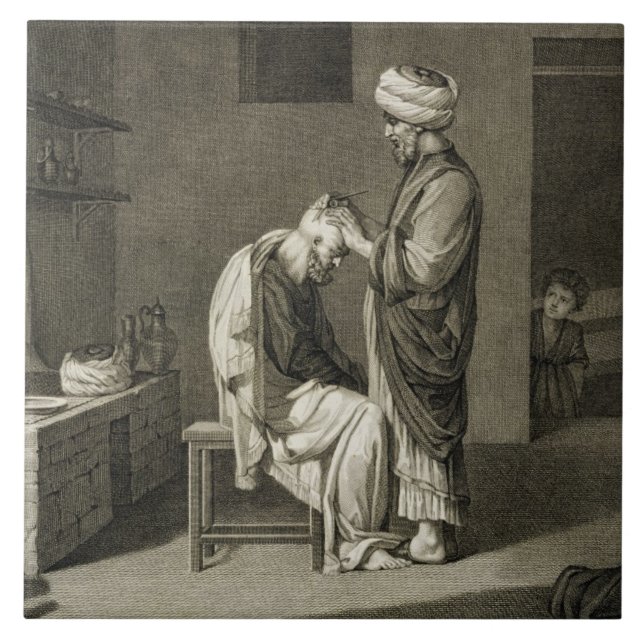 Carreau Le coiffeur, des arts du volume II et des (Devant)