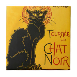 Carreau Le Conversation Noir Le Chat Noir Art Nouveau Vint