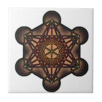 Carreau Le cube de Metatron - symbole sacré de la