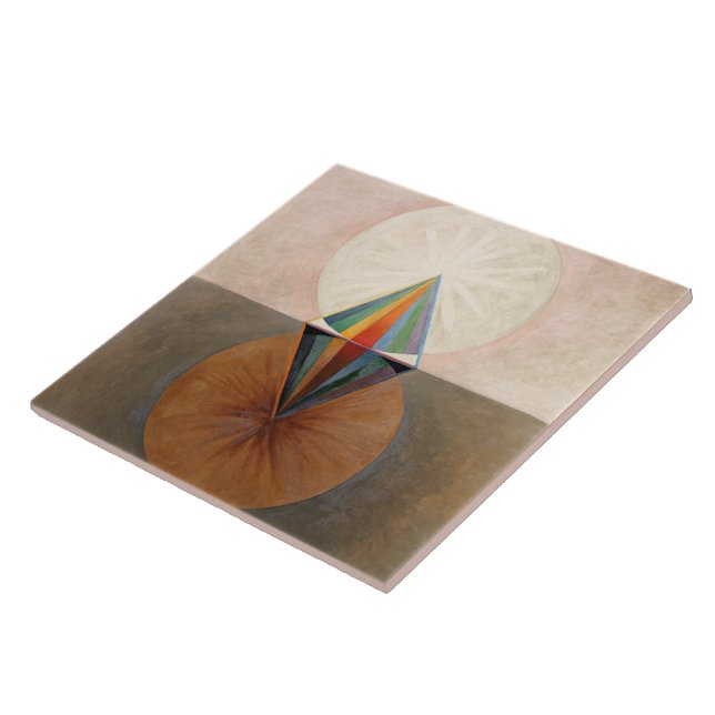 Carreau Le Cygne, Groupe IX, No.12 par Hilma af Klint (Côté)