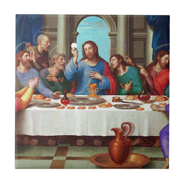Carreau Le dernier dîner (Devant)