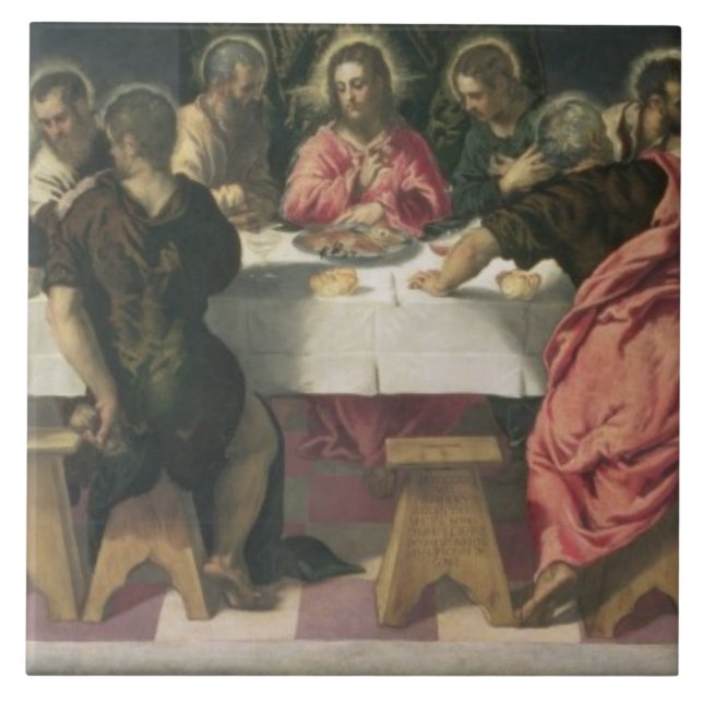 Carreau Le dernier dîner 4 (Devant)