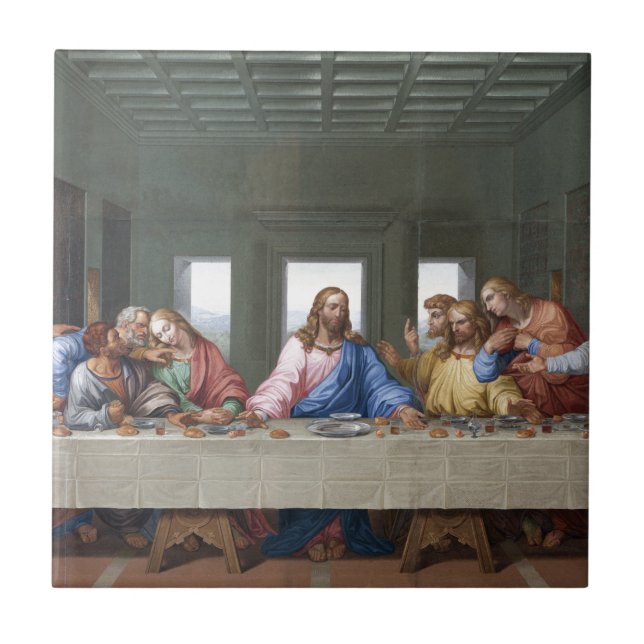 Carreau Le dernier dîner par Leonardo da Vinci (Devant)