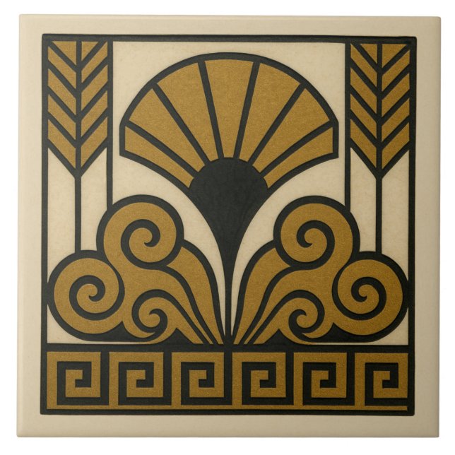 Carreau Le design Art déco (Devant)