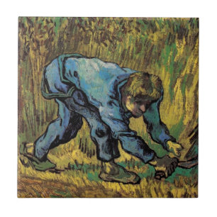Carreau Le Faucheur à la faux de Vincent van Gogh