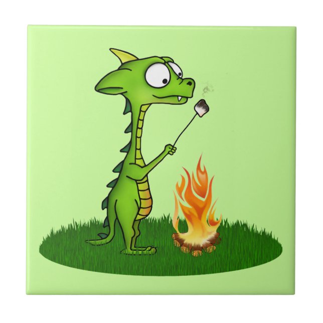 Carreau Le feu de dragon (Devant)