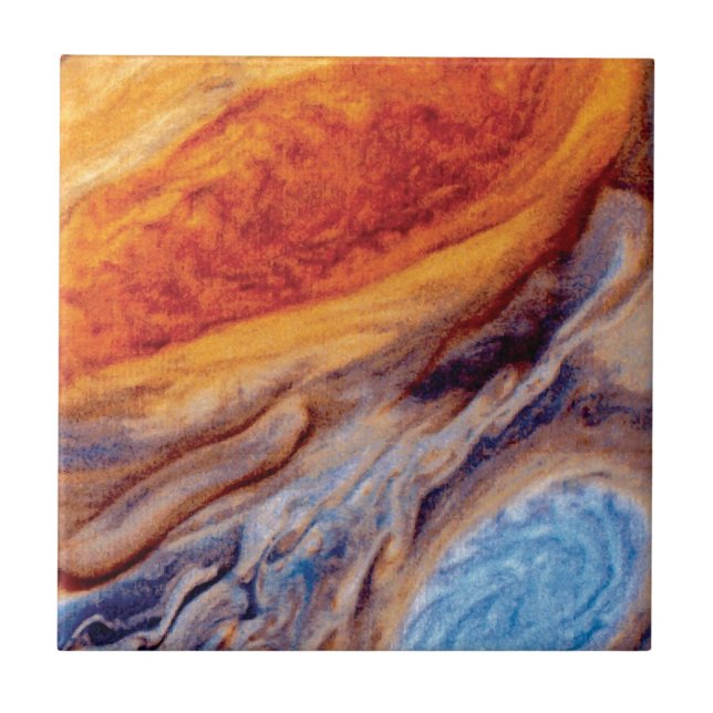 Carreau Le grand endroit rouge de Jupiter - NASA Voyager P (Devant)