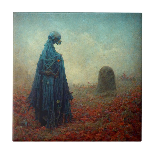 Carreau Le Grave Surreal Sci-Fi Imaginaire Alien (Devant)