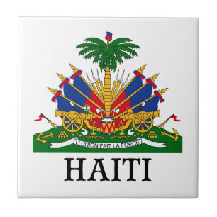 Carreau Le HAÏTI - emblème/manteau des