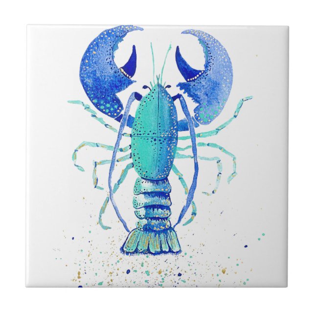 Carreau Le homard de Neptune (Devant)