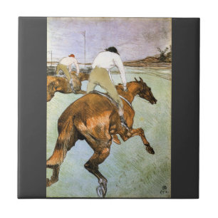 Carreau Le jockey 2 par Toulouse-Lautrec