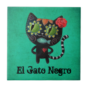 Carreau Le jour du chat noir mort