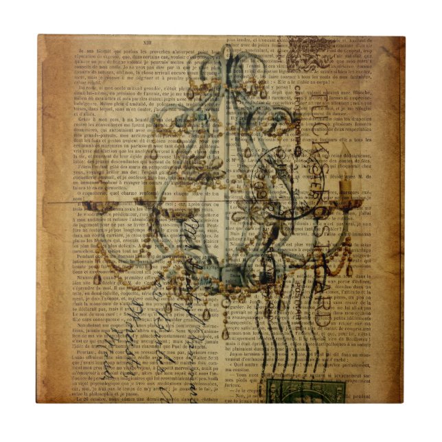 Carreau le journal scripts le lustre français de pays (Devant)