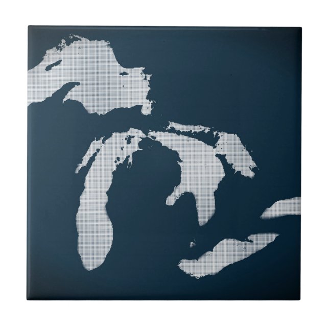 Carreau Le Michigan et les Great Lakes (Devant)