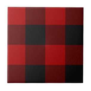 Carreau Le Motif Plaid Red Tartan de Buffalo
