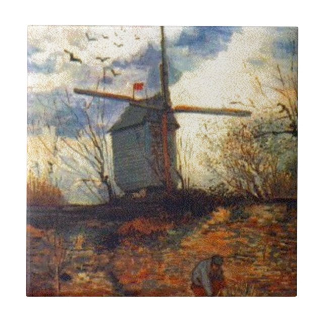 Carreau Le Moulin de la Galette Van Gogh (Devant)