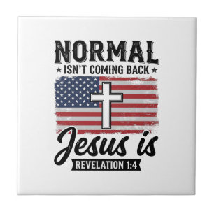 Carreau Le Normal Ne Revient Pas Jésus Révélation T-Shirt_