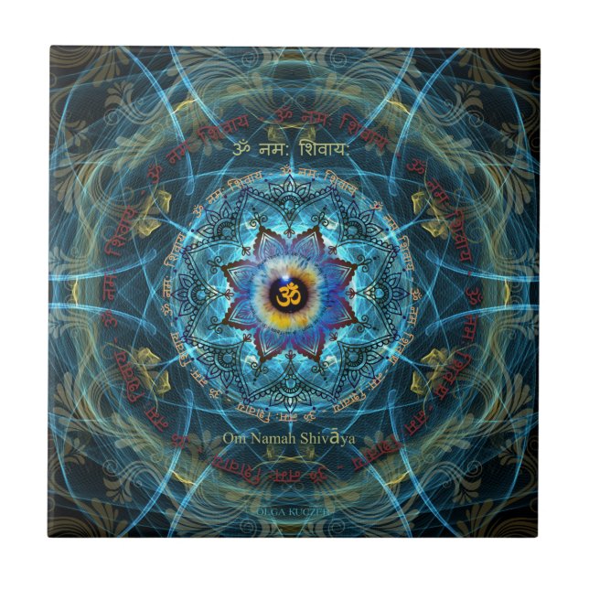 Carreau Le "OM Namah Shivaya" - l'identité vraie vous-même (Devant)