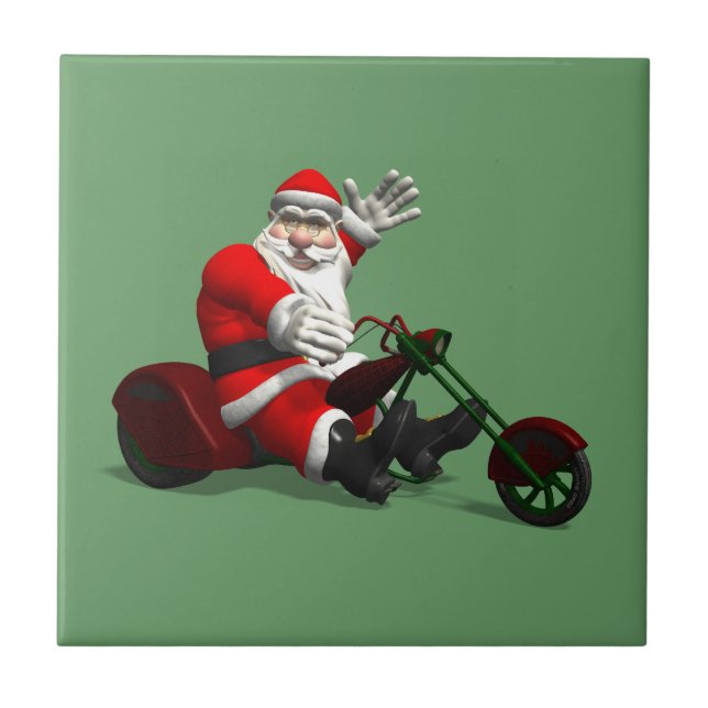 Carreau Le Père Noël En Voyage (Devant)
