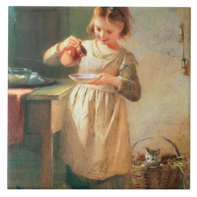 Carreau Le petit déjeuner de Kitty (Devant)