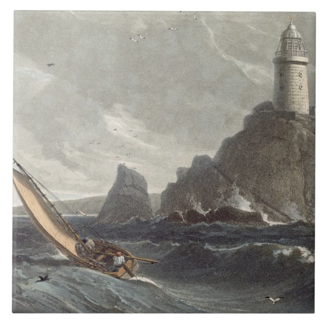 Carreau Le phare de drakkars des terres finissent, les (Devant)