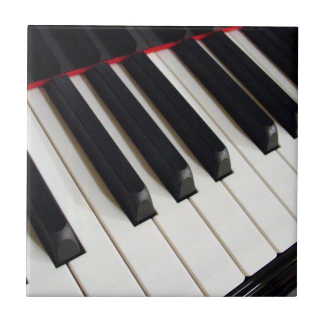 Carreau Le piano verrouille la photographie (Devant)