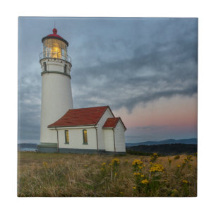 Carreau Le plus vieux phare de l'Oregon dans l'état de Cap