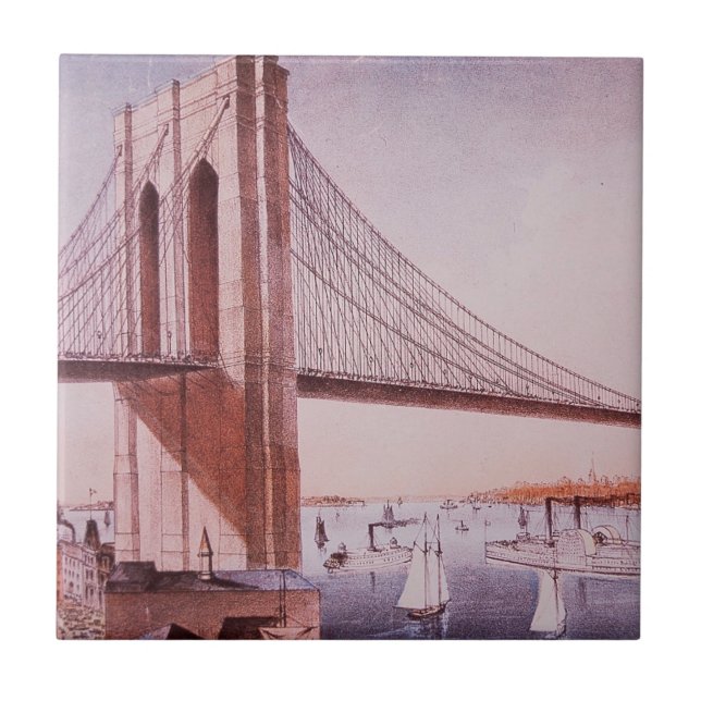 Carreau Le pont de Brooklyn (Devant)