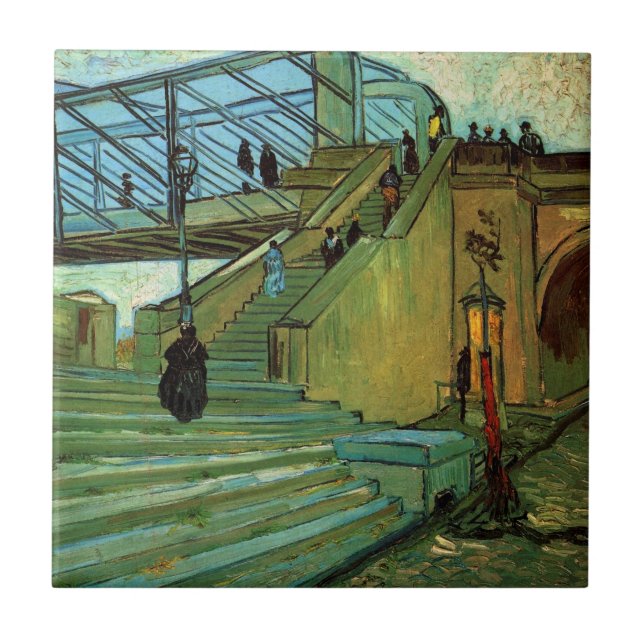 Carreau Le pont Trinquetaille par Vincent van Gogh (Devant)