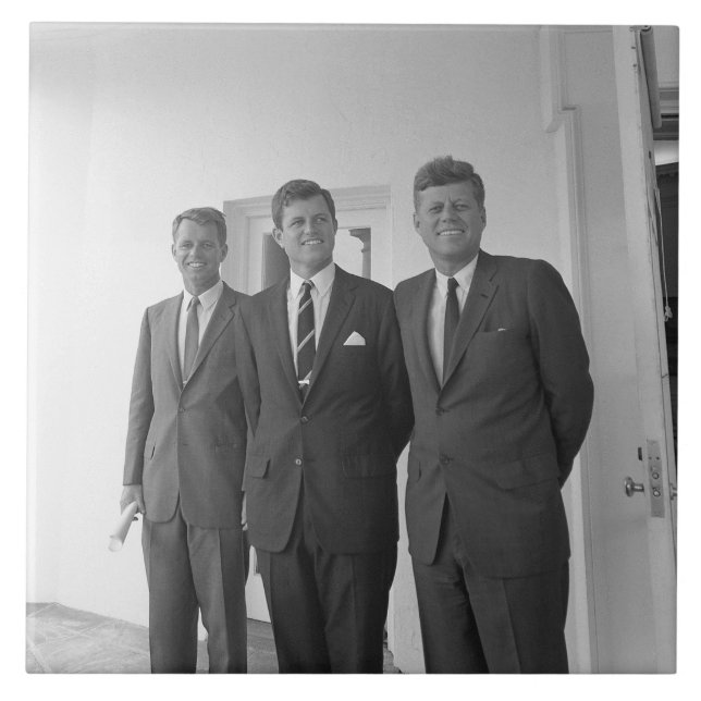 Carreau Le président John Kennedy et les frères American C (Devant)