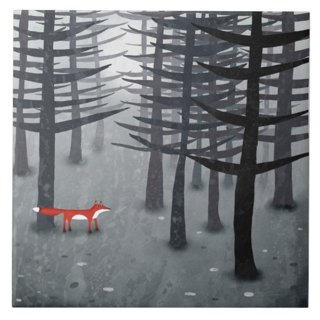 Carreau Le renard et la forêt (Devant)