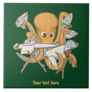 Carreau Le repassage des pieuvres, submergé par les corvée