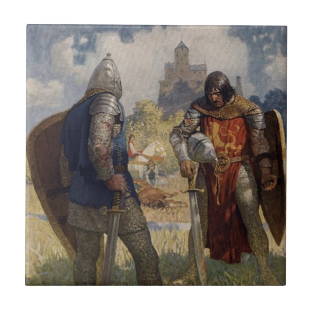 Carreau Le Roi Arthur et le Château (Devant)