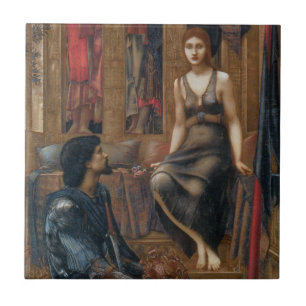 Carreau Le roi Cophetua et la servante mendiante (par Burn