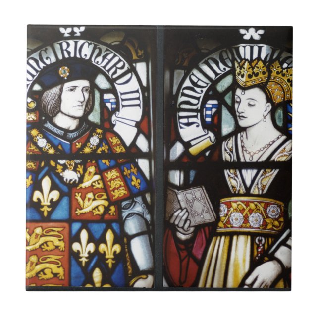 Carreau Le Roi Richard III et la Reine Anne de (Devant)