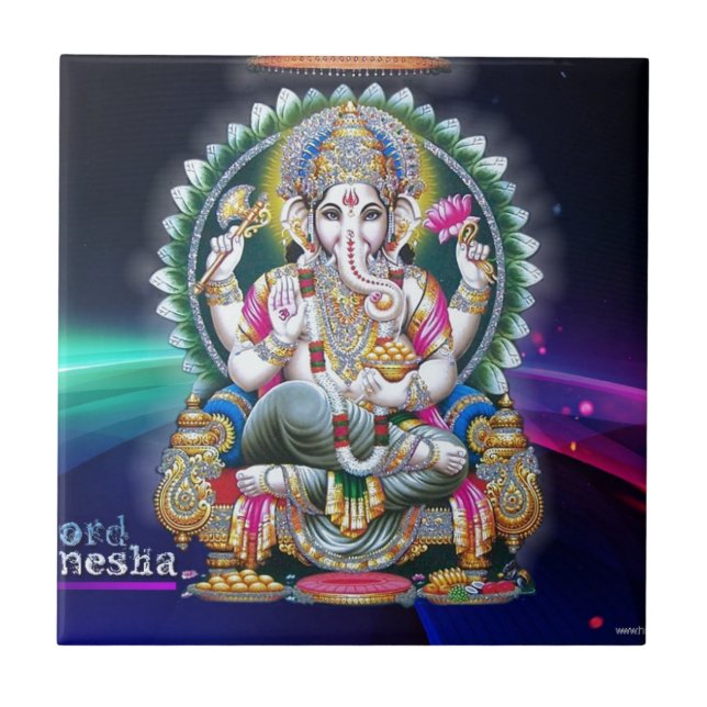 CARREAU LE SEIGNEUR GANESH HINDU DIEU (Devant)