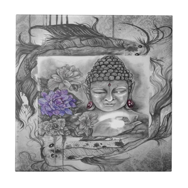 Carreau Le souhait de Bouddha (Devant)
