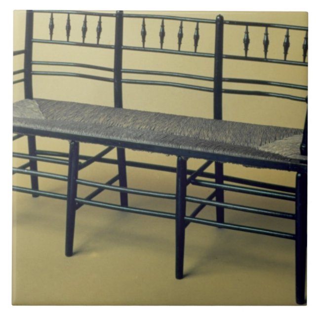 Carreau Le Sussex précipitation-a assis la chaise (bois et (Devant)