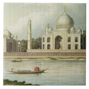 Carreau Le Taj Mahal, tombe de l'empereur Shah Jehan et