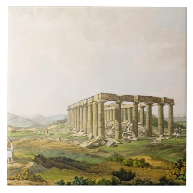 Carreau Le temple d'Apollo Epicurius, plaquent 25 de la (Devant)