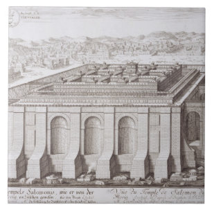 Carreau Le temple de Solomon, Jérusalem, de 'Entwurf E-I