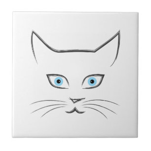 Carreau Le visage de Chat