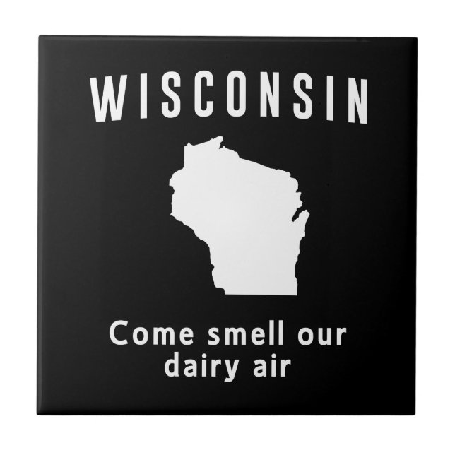Carreau Le Wisconsin viennent odeur notre air de laiterie (Devant)